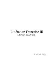 Littérature Française III.doc