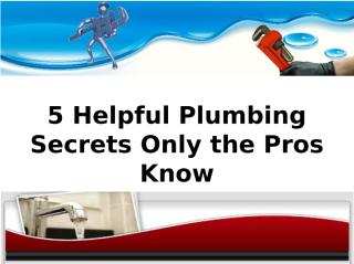 How to Resolve Plumbing Problems with the Help of Experts_.ppt