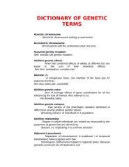 Dictionary of Genetic Terms.docx