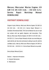 mercury mercruiser marine engines #24 gm v-8 305 cid (5.0l)  350 cid (5.7l) service repair workshop manual download.pdf