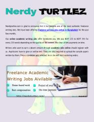Nerdy Turtlez Offers Freelance Writing Jobs Online in Bangladesh.pdf